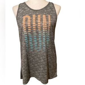 REEBOK Tank Top Size Large Razorback Mech Back Speed Dry